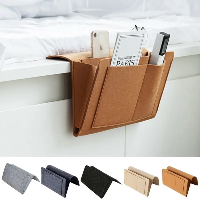 Storage bag with hanging pockets